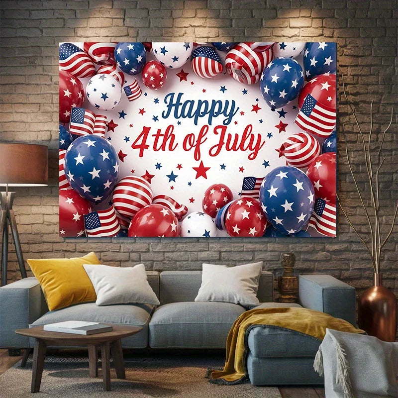 4th of July Patriotic Party Banner