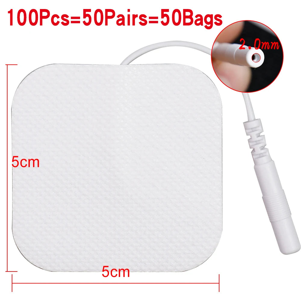 50/100Pcs TENS/EMS Electrode Pads