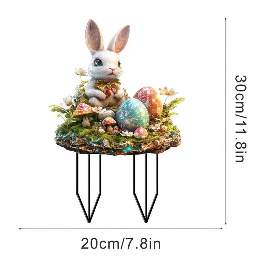 Easter Acrylic Garden Sign