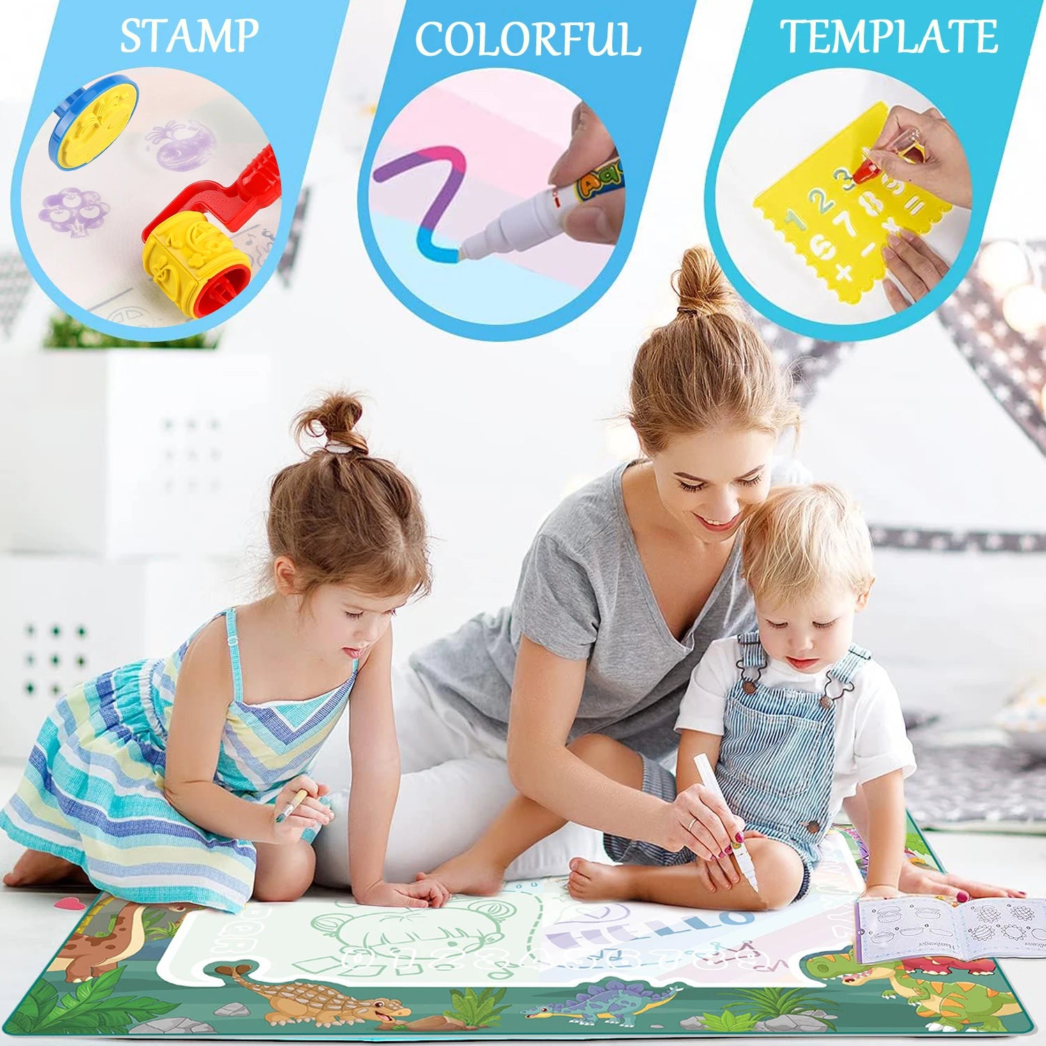 Magic Water Drawing Doodle Mat: