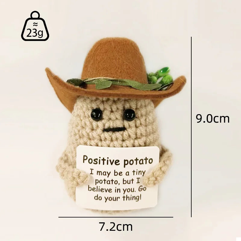 Desktop Crochet Doll