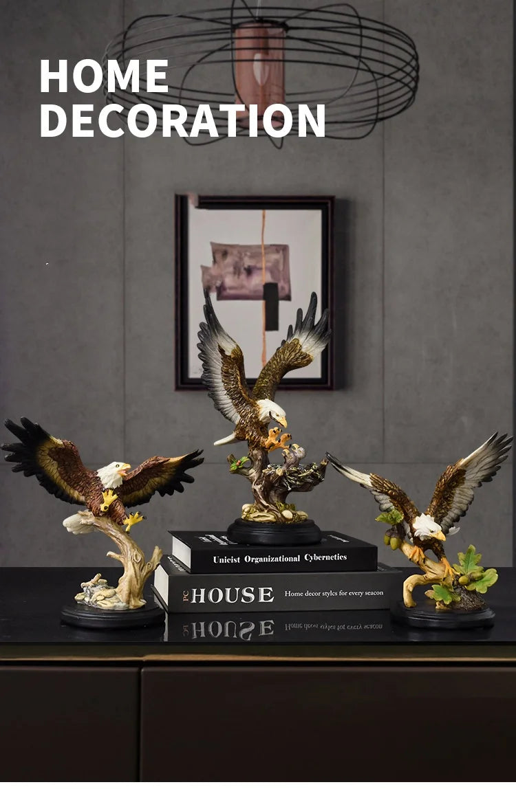 Independence Day July Fourth 7.4th American bald eagle roc wings resin crafts ornaments office hotel high-end eagle decorations