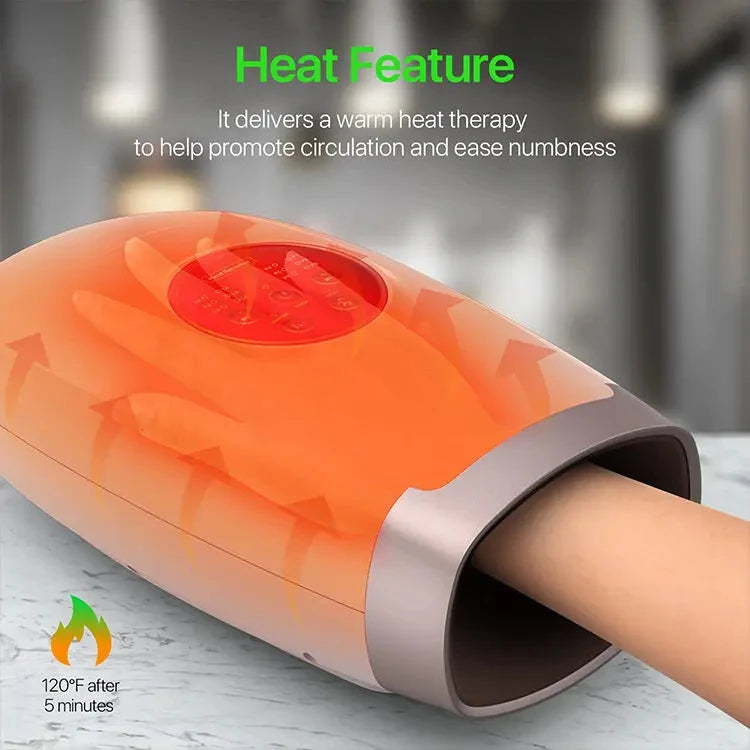 Hand Massager – Compression & Heat Therapy for Arthritis Relief
