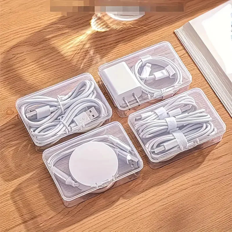 Cable Organizer Box Set – Durable Storage for Cords & Devices