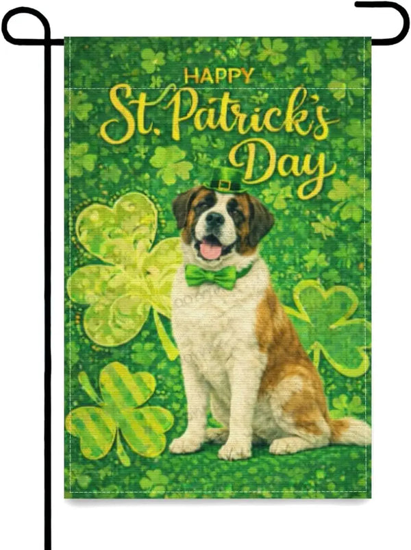 St. Patrick's Day Shamrock Pillow Cover