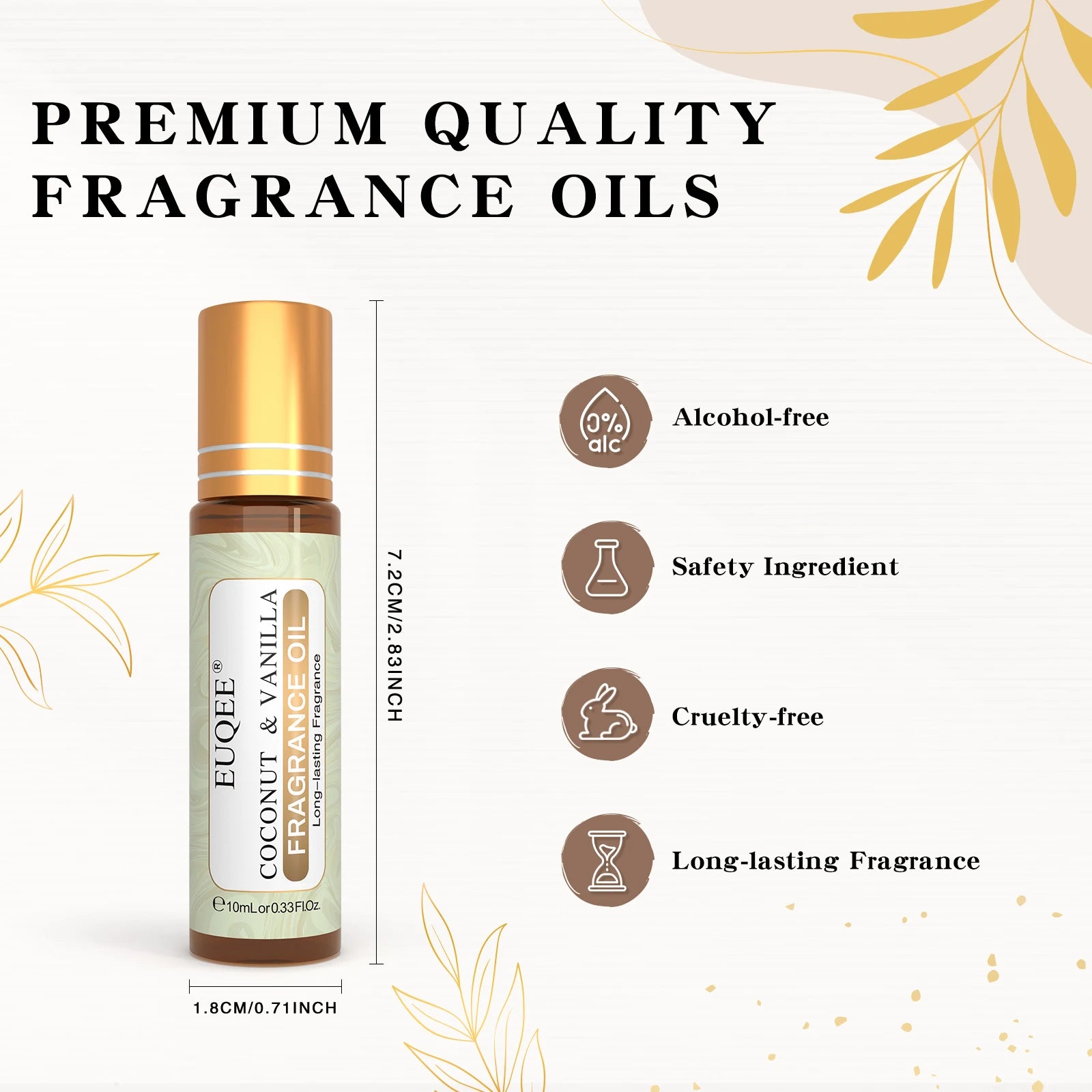 EUQEE 10ml Roll-On Fragrance Oil
