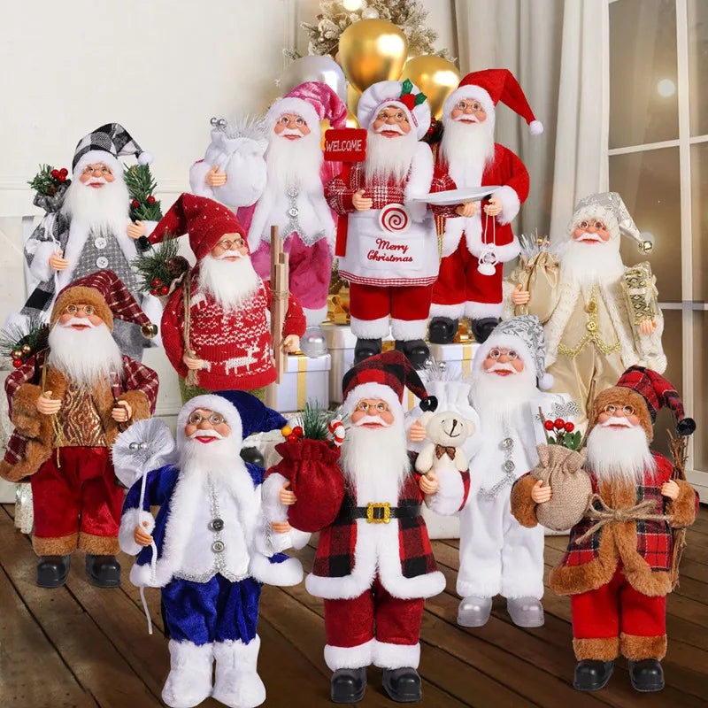 12in Standing Santa Claus Doll