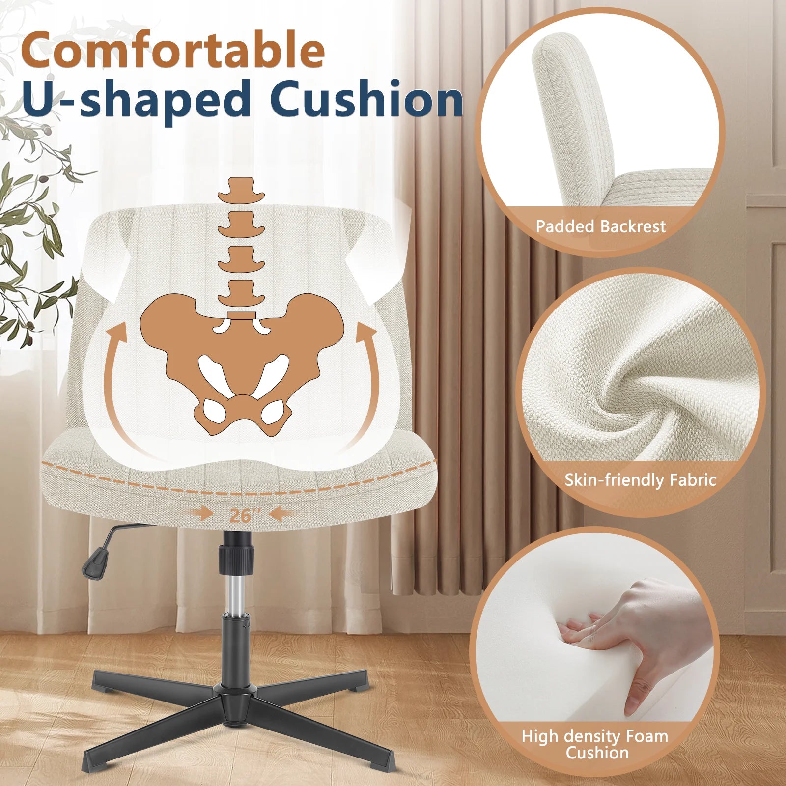 JHK cross-legged chair listing:
