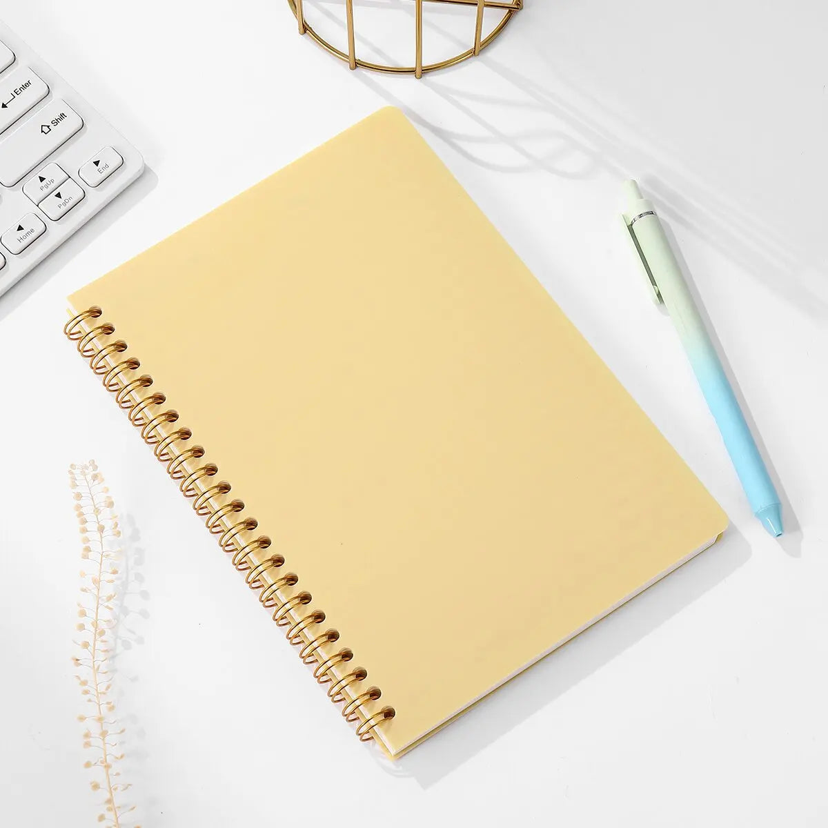 A5 Spiral 160 Pages Thick Lined Paper