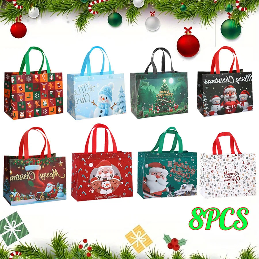 Large Reusable Santa Christmas Gift Bag