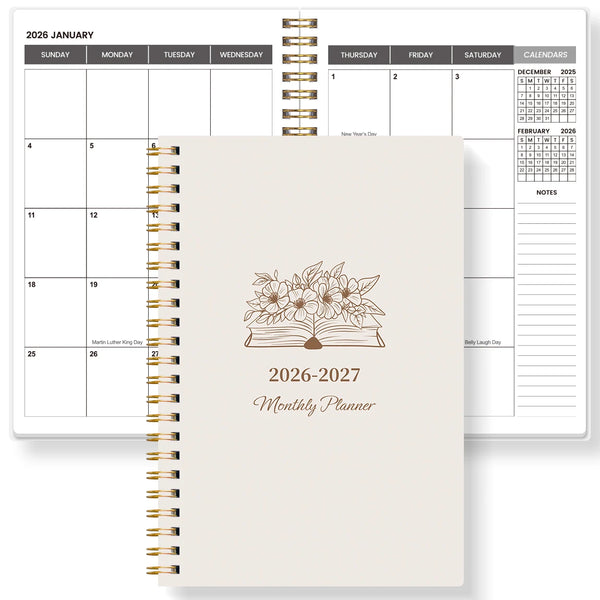 2026–2027 A5 Weekly & Monthly Planner