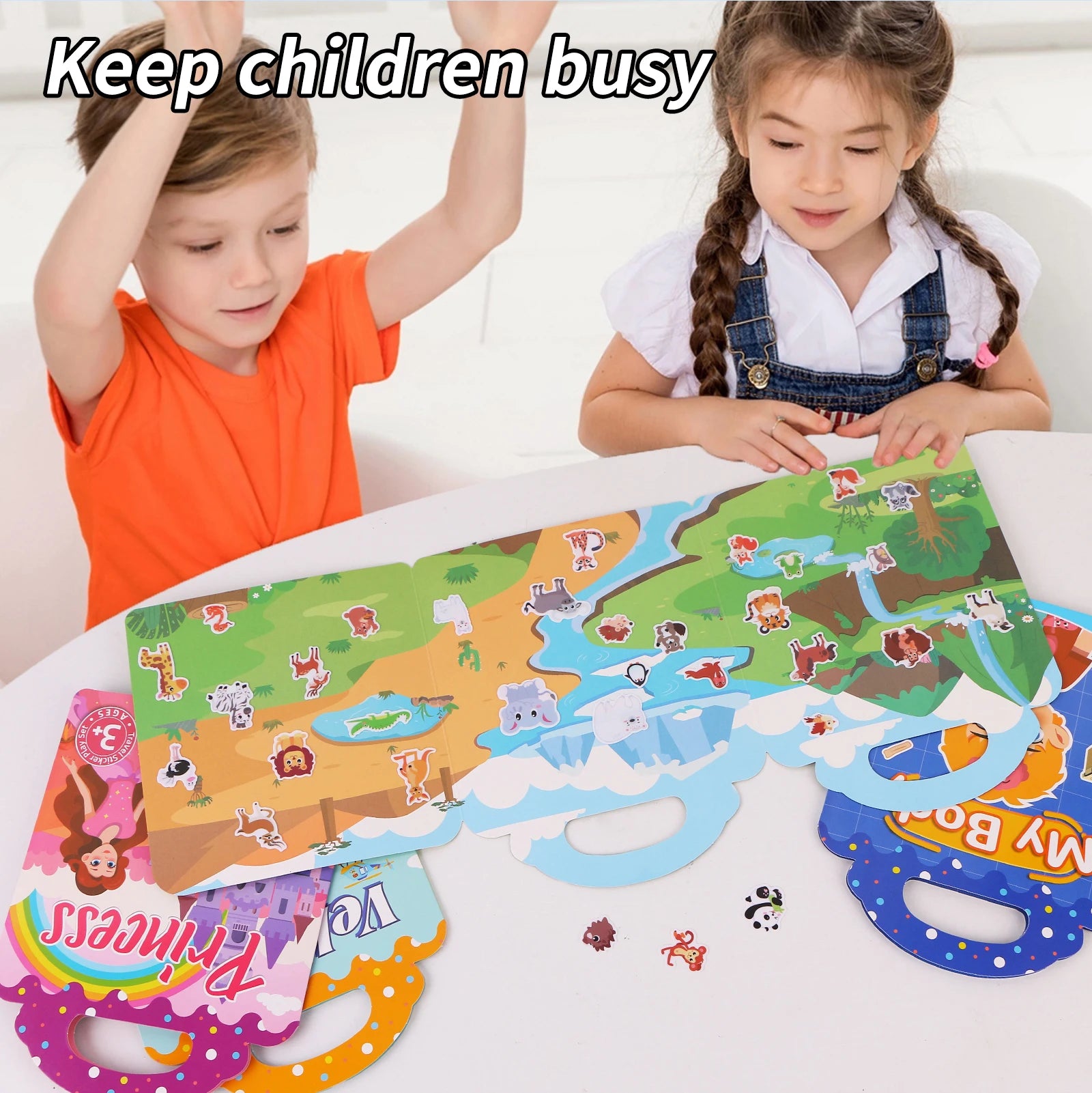 Kids’ Reusable DIY Sticker Book