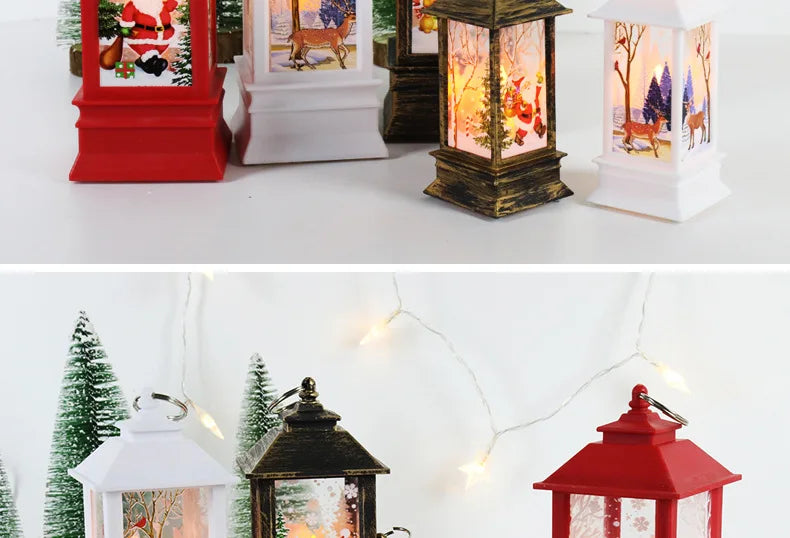 Christmas Snowman LED Candle Lamp