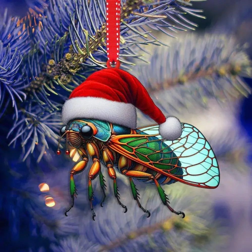2D Christmas Animal Tree Pendants