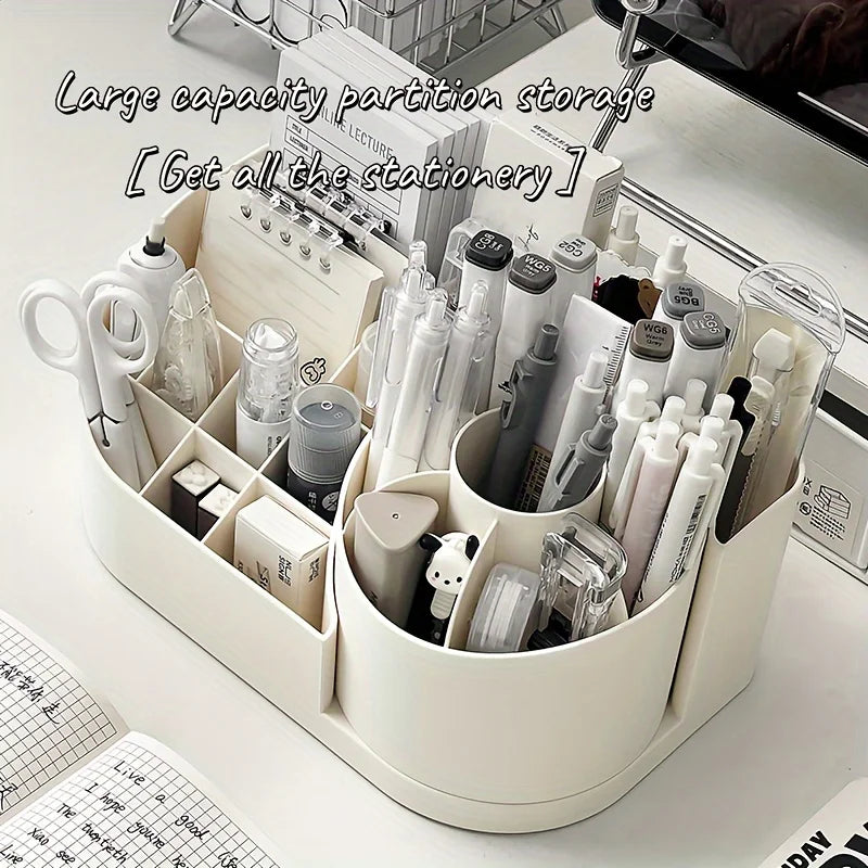 Rotating Desk Organizer with Pen Holder