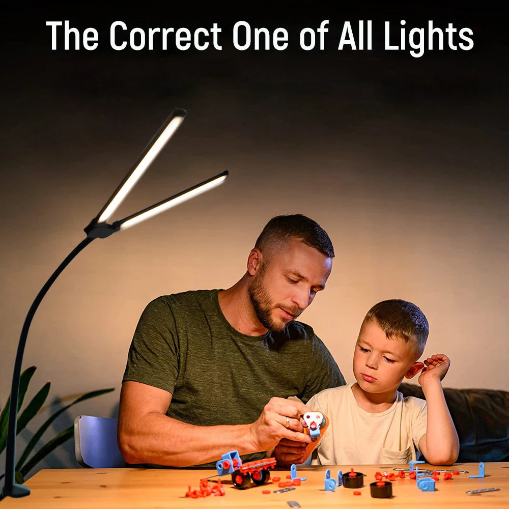 24W Ultra Bright LED Desk Lamp with Clamp