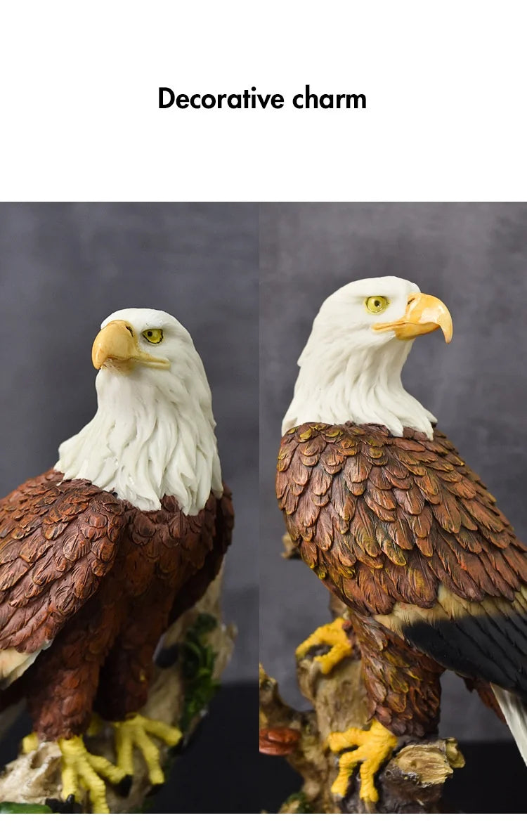 Independence Day July Fourth 7.4th American bald eagle roc wings resin crafts ornaments office hotel high-end eagle decorations