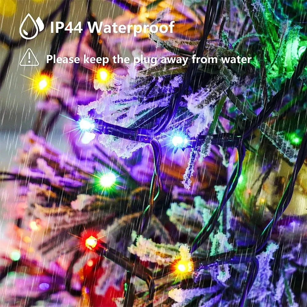 LED Christmas Tree Waterfall String Lights