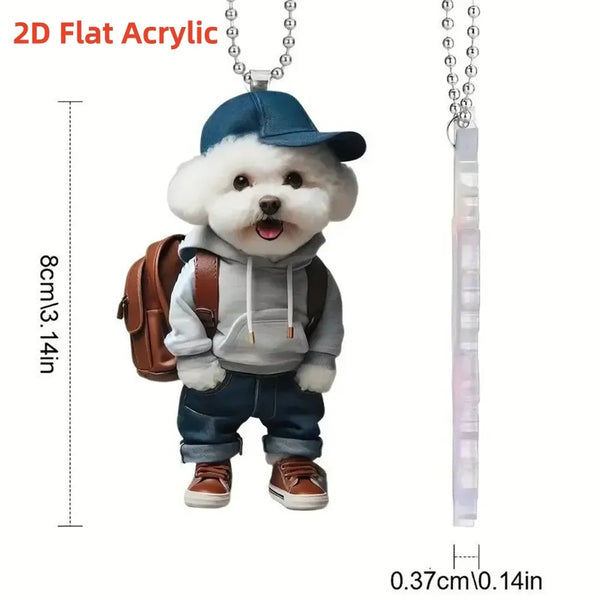 Acrylic Dog & Cat Ornament