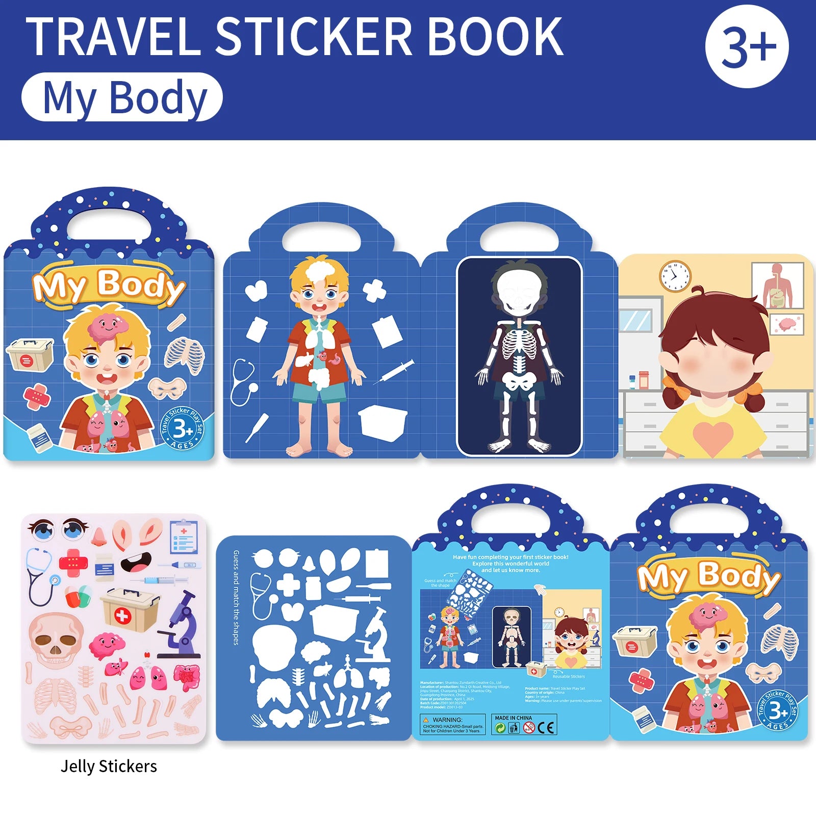 Kids’ Reusable DIY Sticker Book