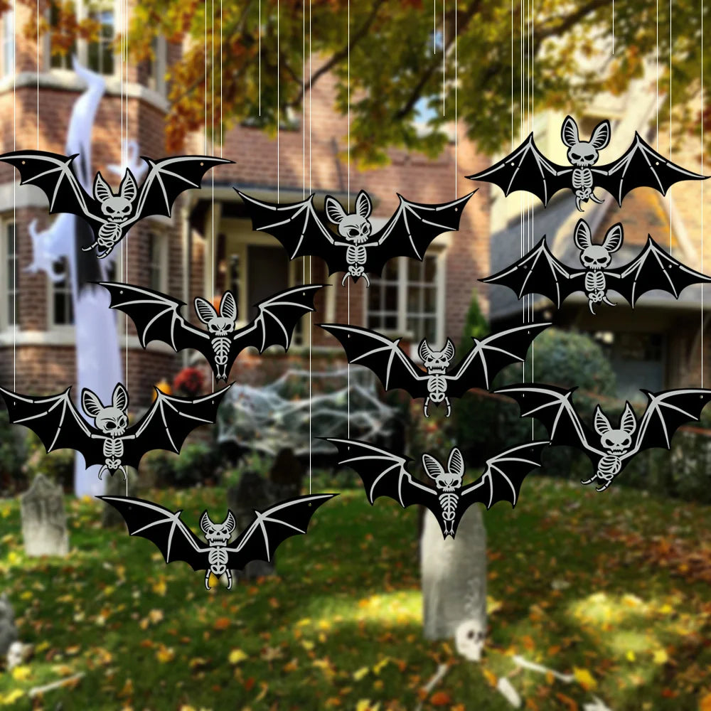 Glow-in-the-Dark 3D Hanging Bats