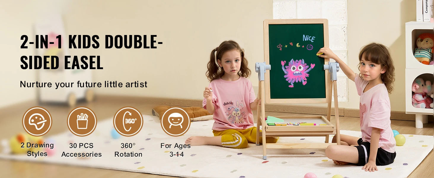 Standing Magnetic Drawing Board Art Easel