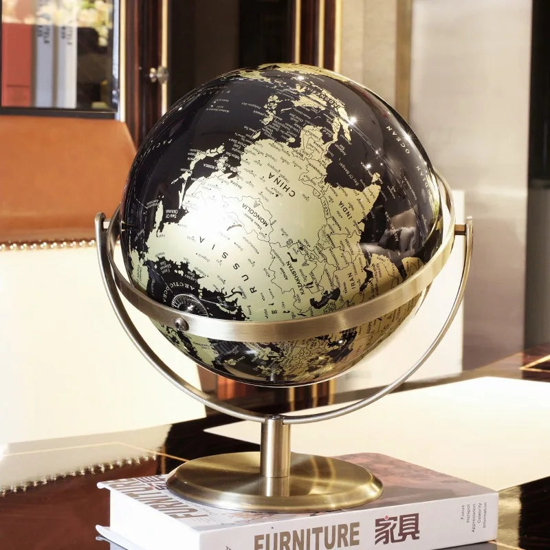 Rotating Globe British Style
