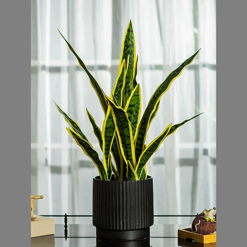 35" Artificial Tropical Snake Plant