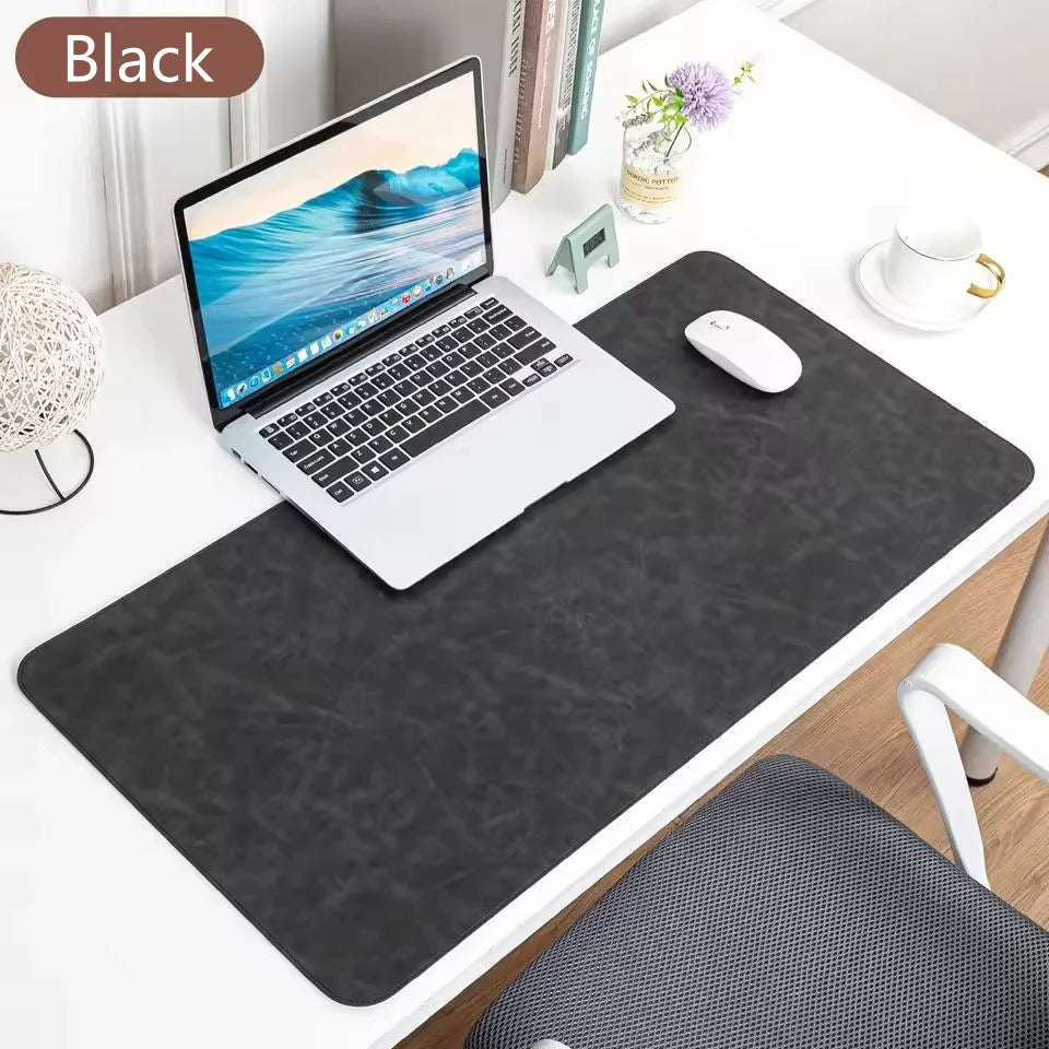 Waterproof PU Leather Desk Mat & Mouse Pad