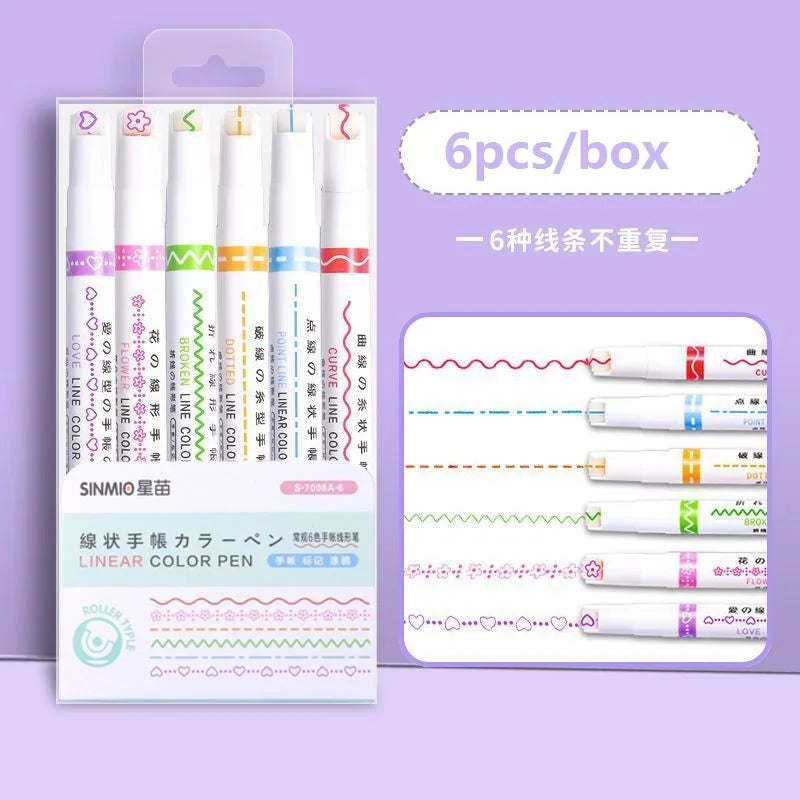 Zoecor Kawaii Highlighter Pen Set
