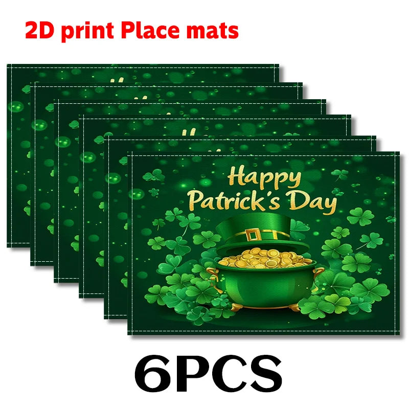 St. Patrick's Day Clover Placemats