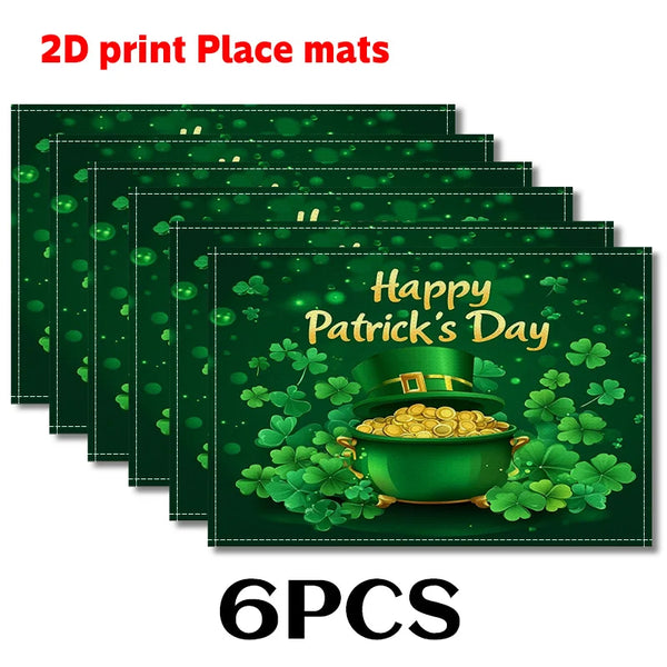 St. Patrick's Day Clover Placemats