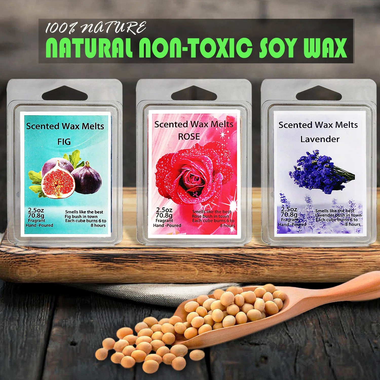 8-Box Scented Wax Block Set