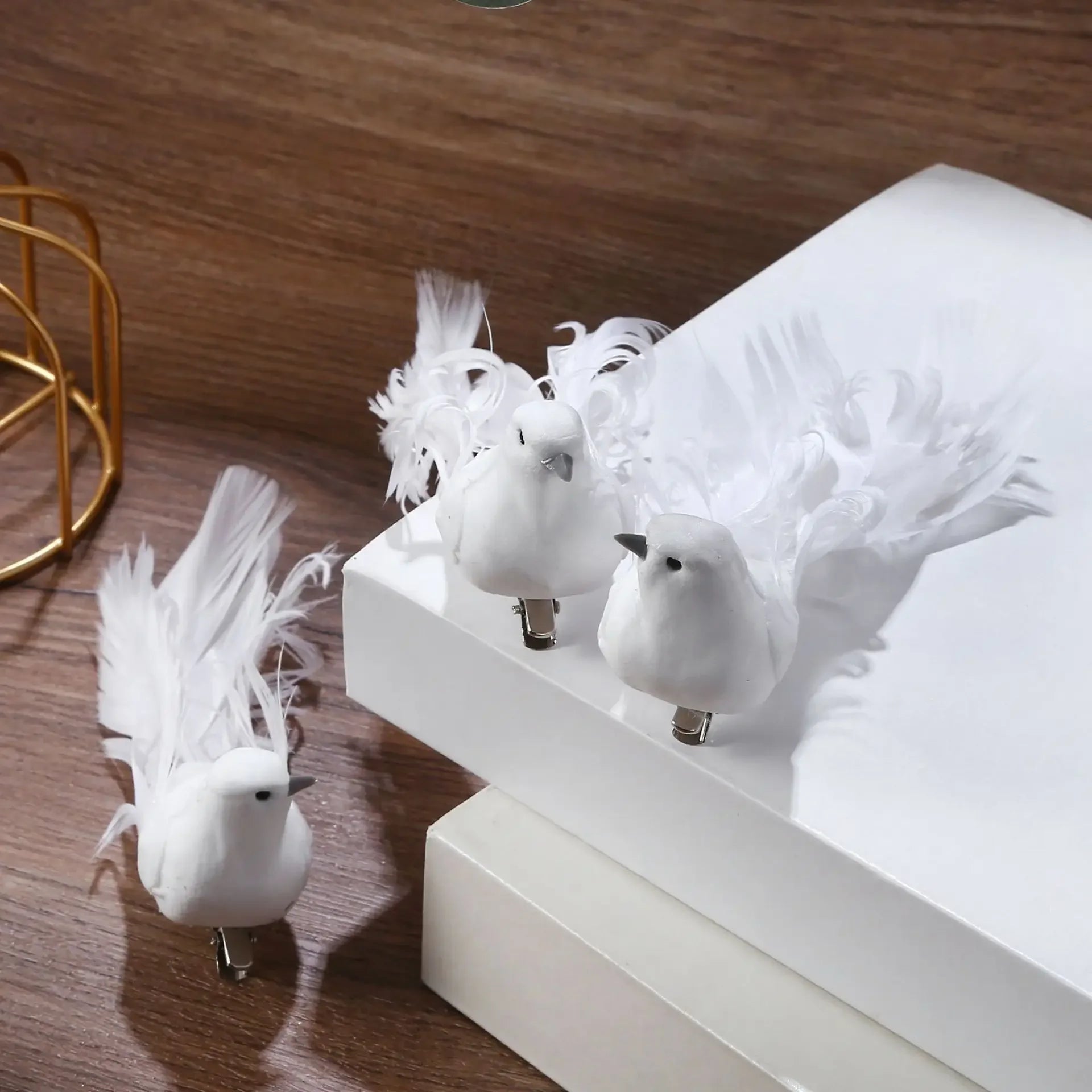 Artificial Feather Pigeon/Dove Ornament