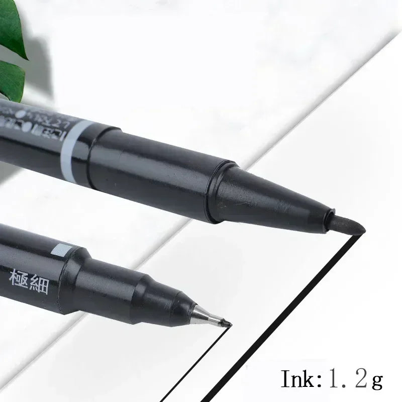 Permanent Marker Pens – Twin Tip Fine & Bold