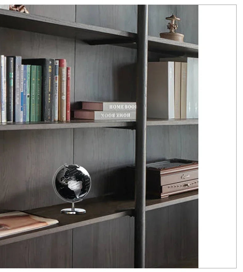 Creative Metal Rotating Globe Decoration