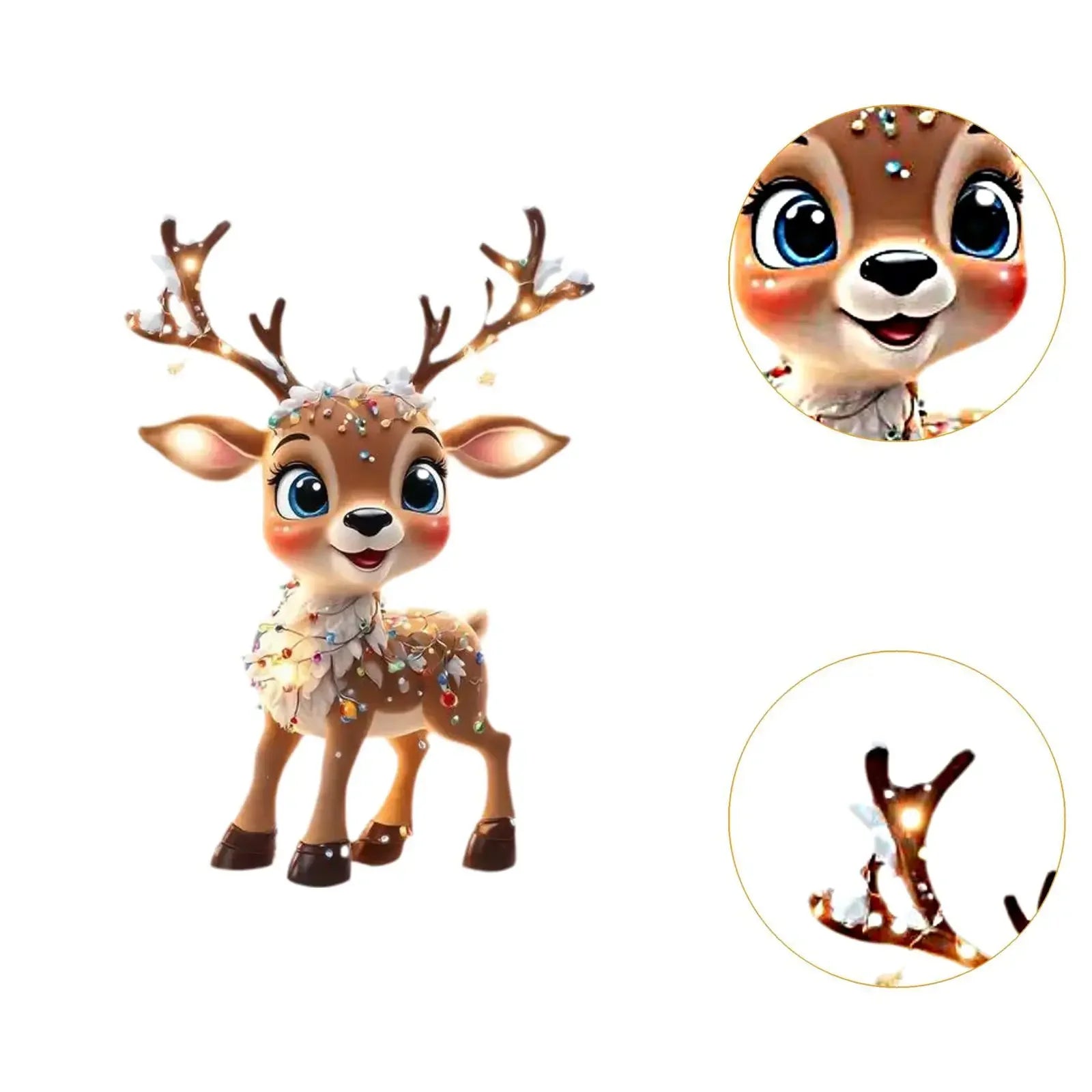 Christmas Deer Ornament – Elegant Reindeer