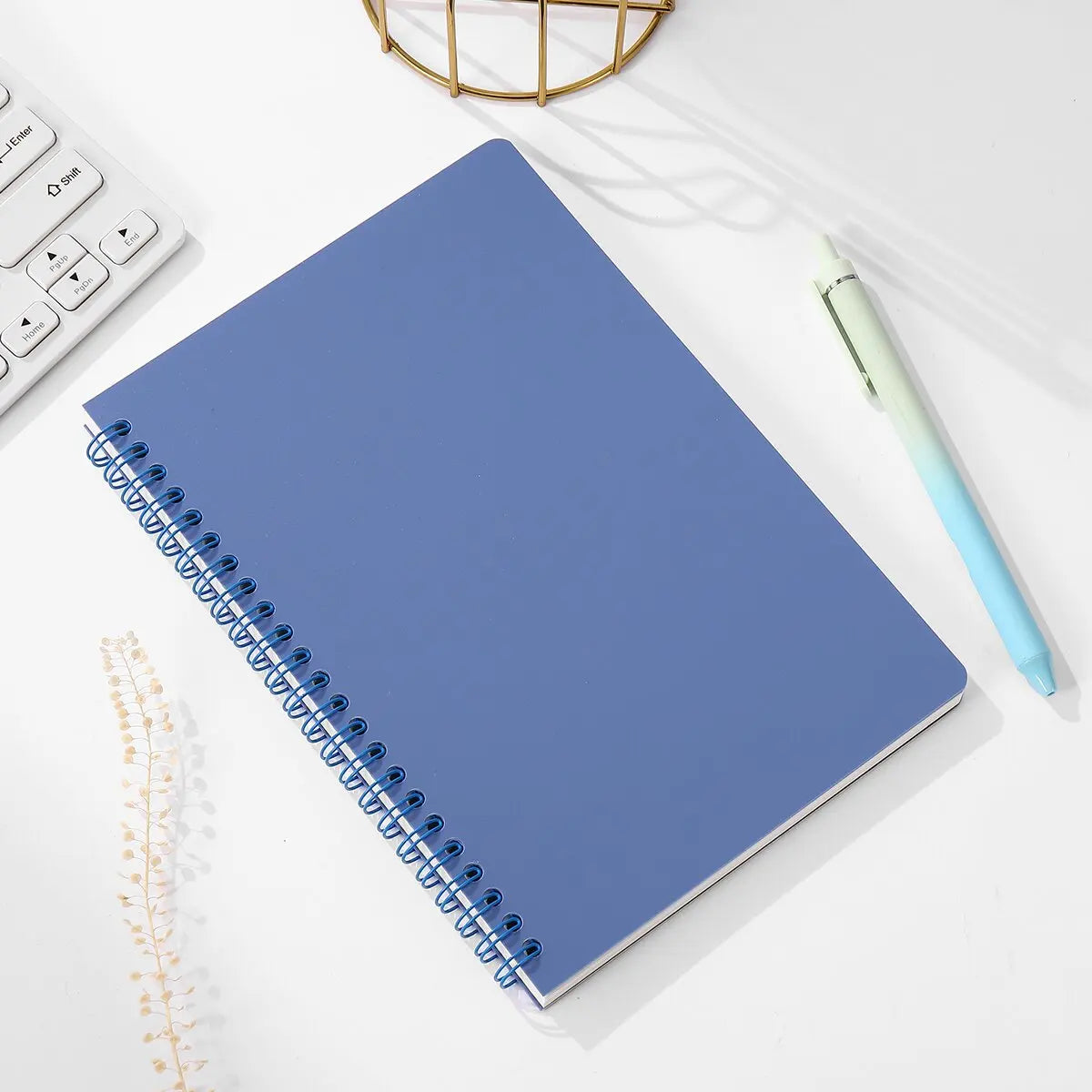 A5 Spiral 160 Pages Thick Lined Paper