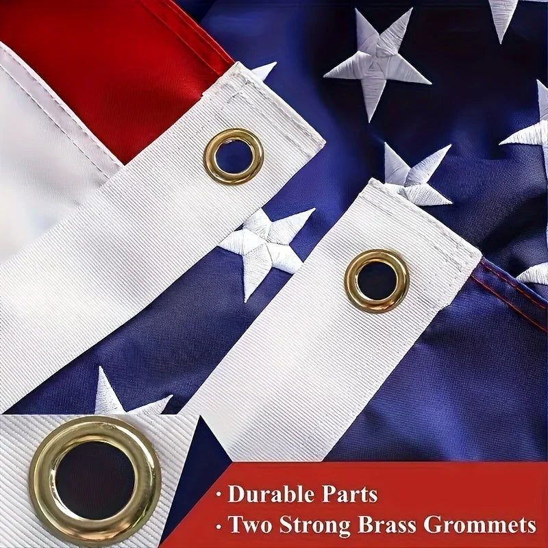 American Flag Sewn Stars and Stripes