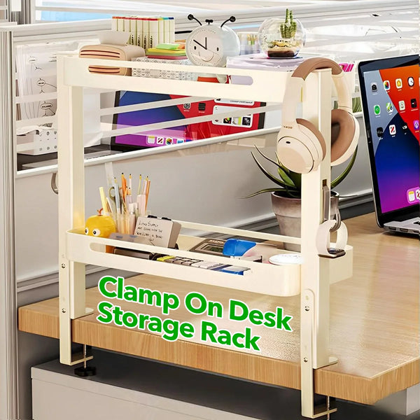 2-Layer Desktop Storage Shelf Organizer
