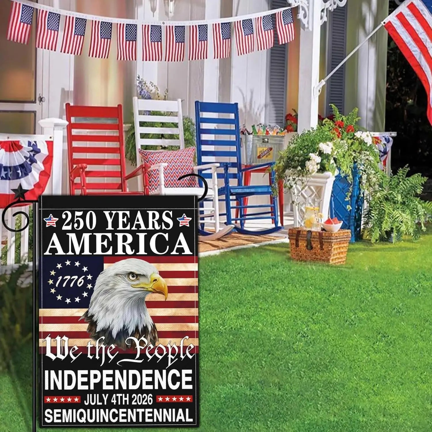 250th USA Patriotic Flag
