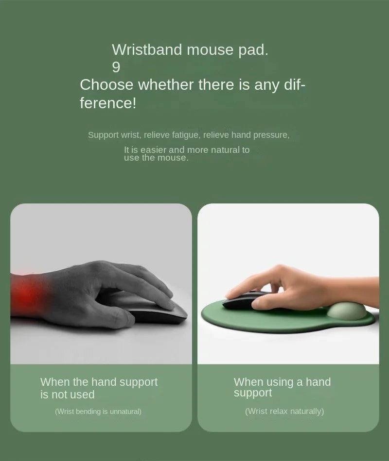 Silicone Mouse Pad with Wrist Support