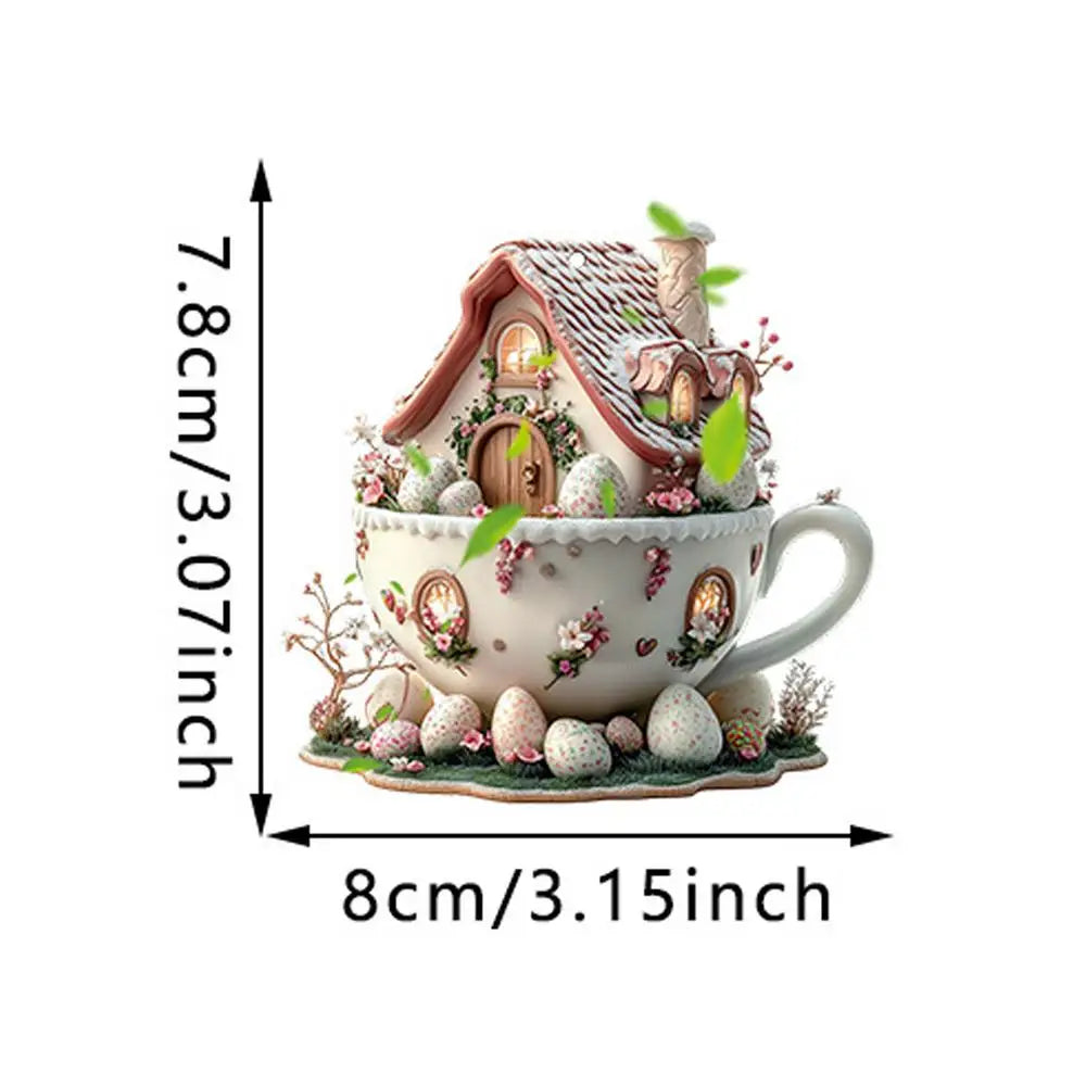 Christmas Coffee Cup Ornaments