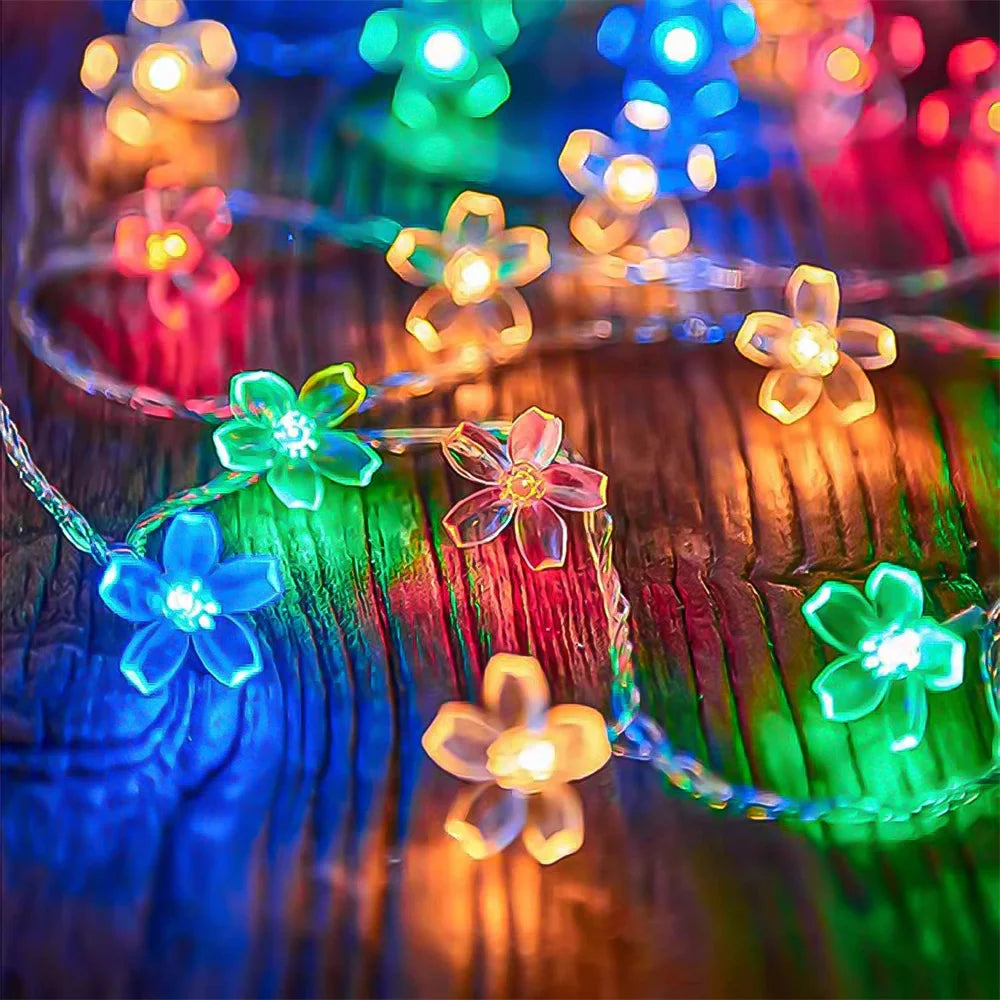 USB Flower LED String Lights