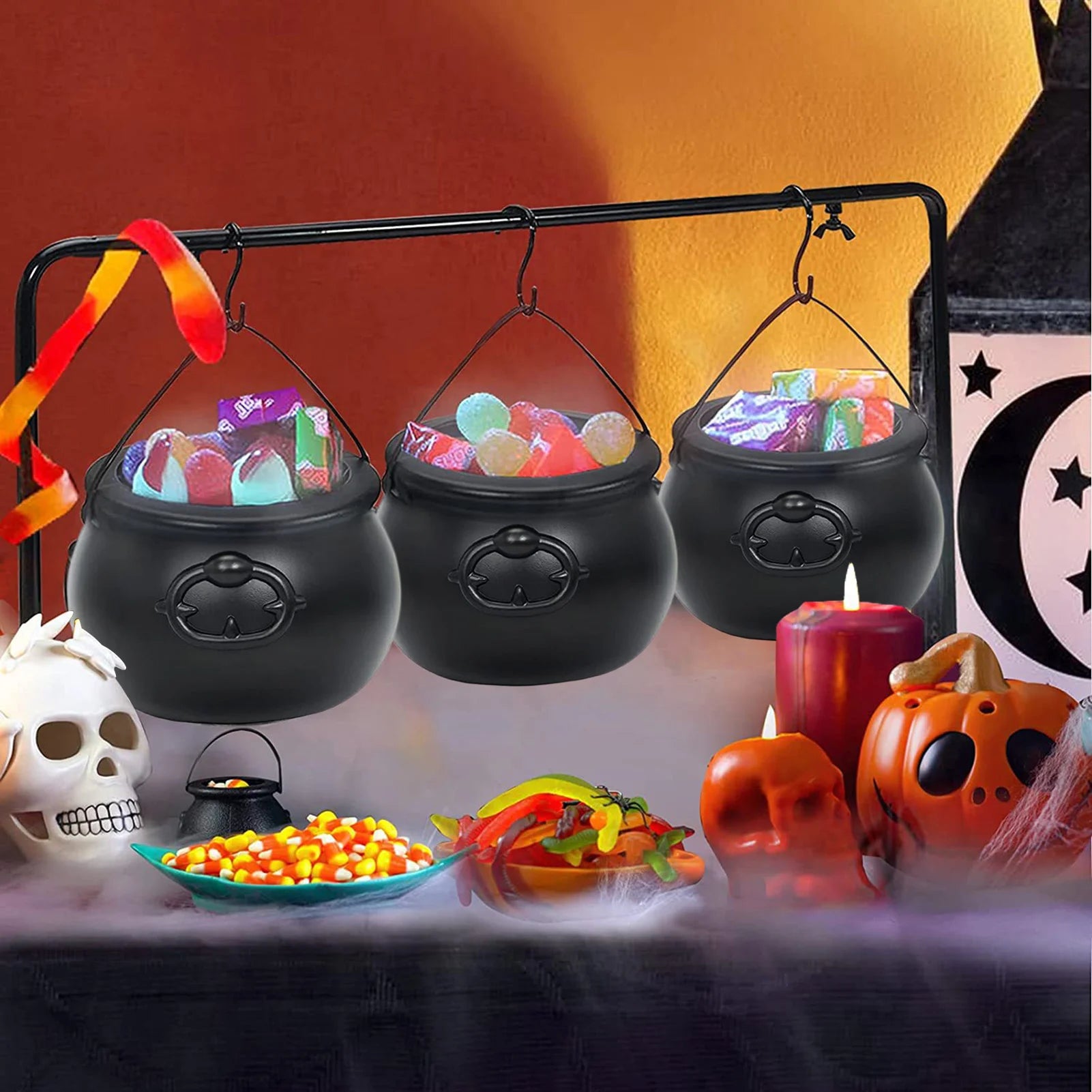 Halloween Candy Cauldron Bowl