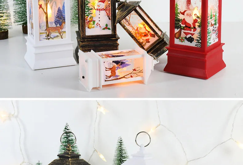 Christmas Snowman LED Candle Lamp