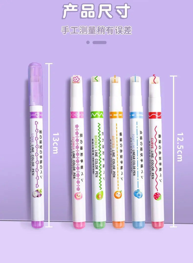 Zoecor Kawaii Highlighter Pen Set