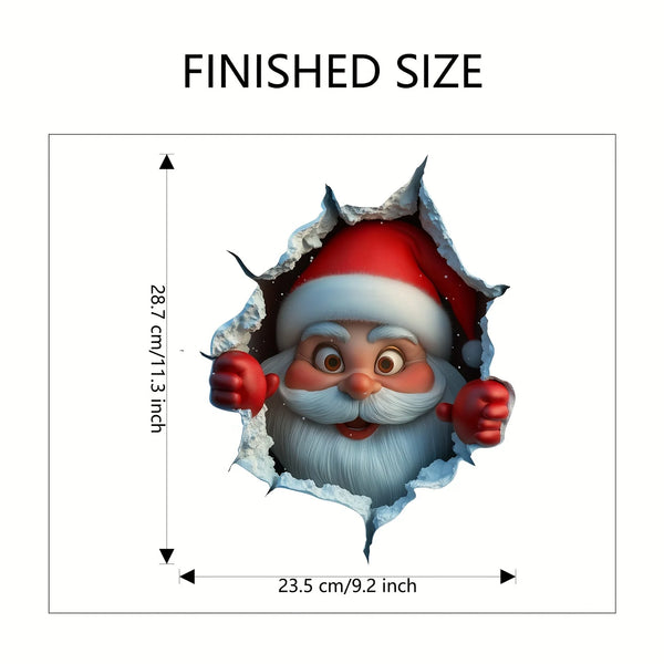 Christmas Santa PVC Wall Sticker