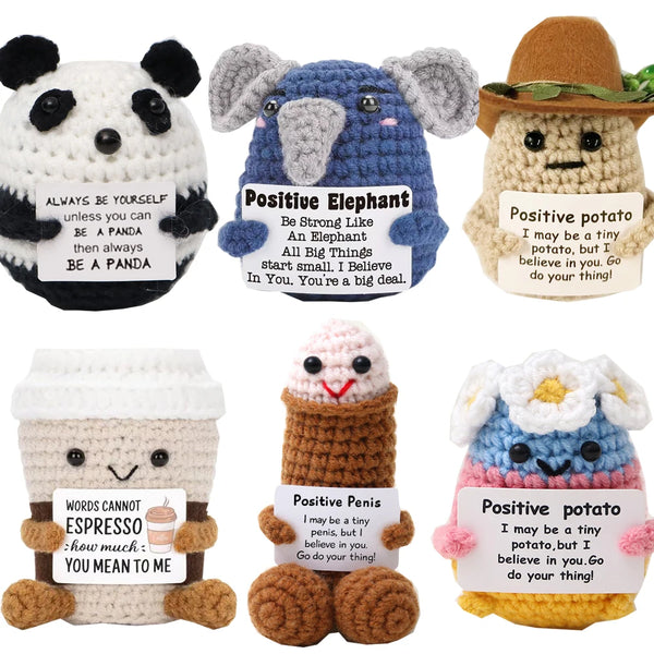 Desktop Crochet Doll