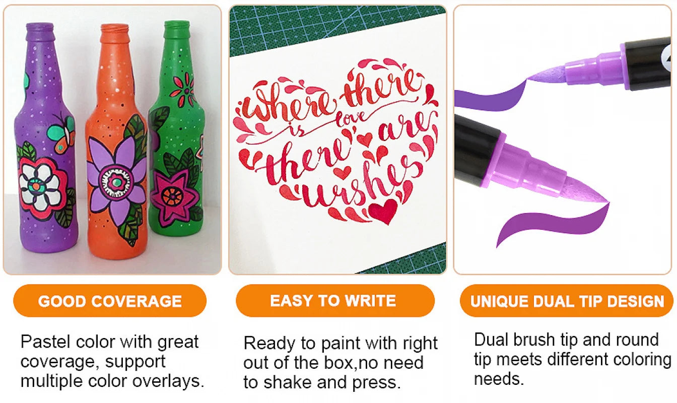 Acrylic Paint Markers Set